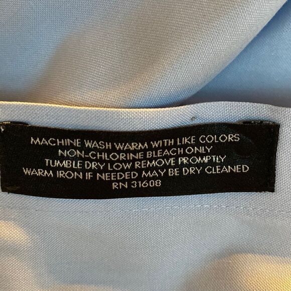 JOS. A. BANKS Blue Dress Shirt Travelers Collection Men’s size 17 1/2 36 - Picture 4 of 8